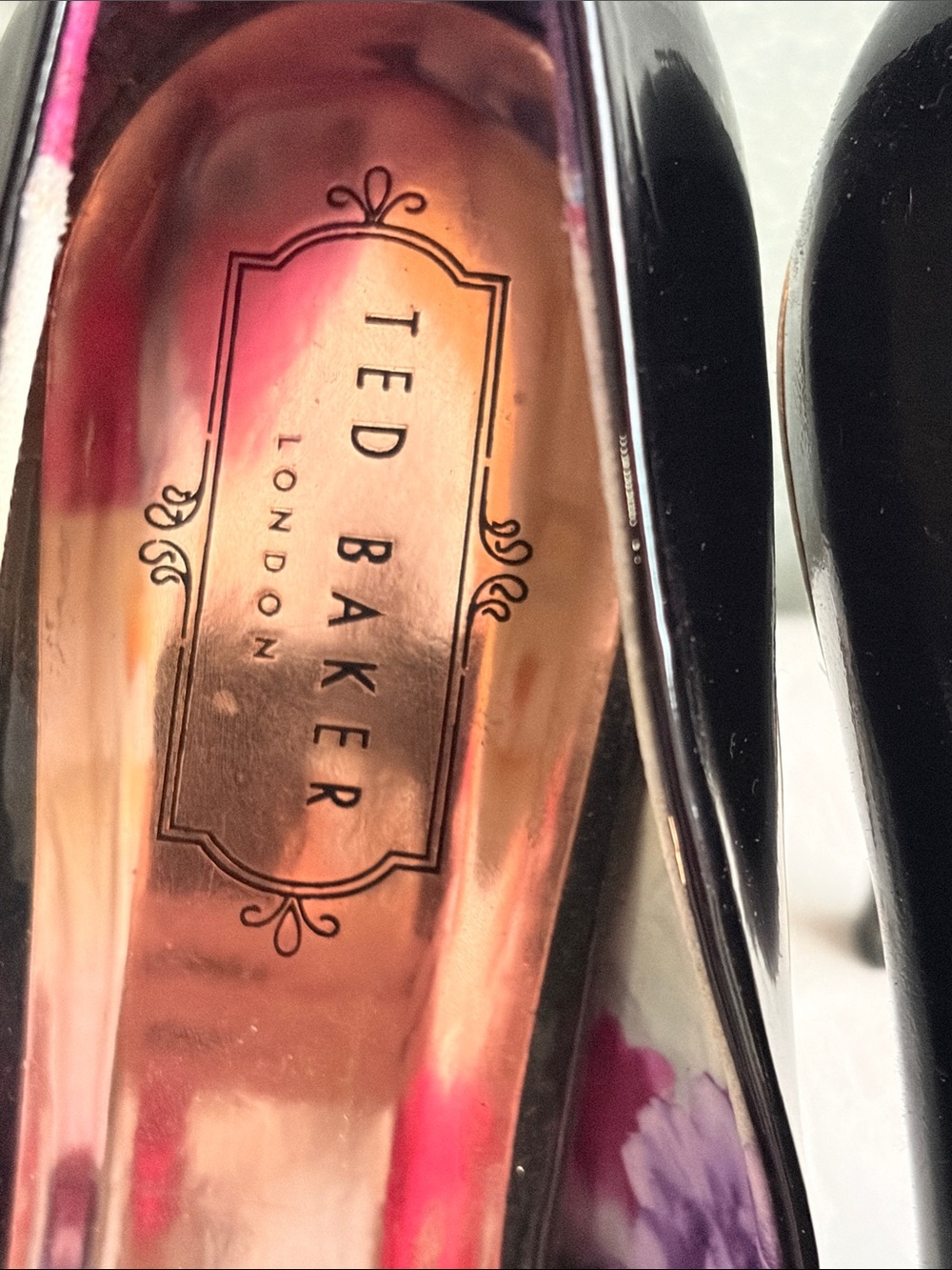 Ted Baker London Glossy Patent Leather Stilettos